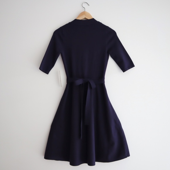 [NWT] Eliza J Midi Wrap Sweater Dress - In… - Picture 4 of 14
